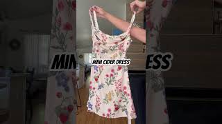 Cider dress momblogger over40style floraldress [upl. by Akir]