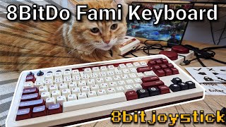 8BitDo Retro Mechanical Keyboard Fami Edition  Unboxing and Review  8bitjoystick [upl. by Yelnahs612]