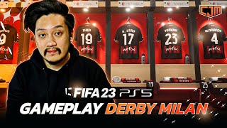 FIFA 23 Indonesia  AC Milan vs Inter Broadcast Package Official Serie A Gameplay PS5 [upl. by Haerb]