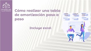 Cómo hacer una tabla de amortización en excel paso a paso [upl. by Agretha111]