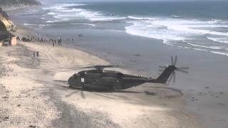 CH 53 Beach Takeoff [upl. by Ute]