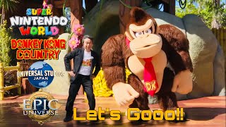 Donkey Kong Country Land Finally Revealed For Super Nintendo World Universal Studios Japan Breakdown [upl. by Napra]