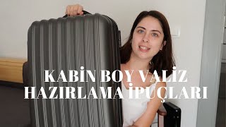 YURT DIŞI KABİN BOY VALİZ NASIL HAZIRLANIR 🧳  Püf noktalar dikkat edilmesi gerekenler [upl. by Eyoj]