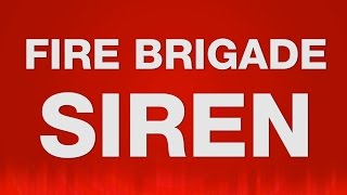 Fire Brigade Siren SOUND EFFECT  Feuerwehr Sirene SOUNDS [upl. by Nyleikcaj]