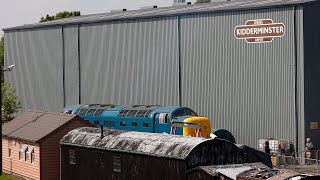 Severn Valley Railway Kidderminster Diesel Depot Full Tour Including Carriage Shed and Yard in 4k [upl. by Akinna]