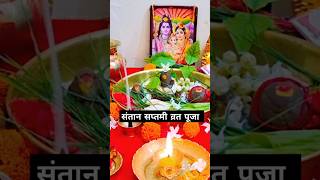 Santan Saptami vrat puja 2024 ll watch full video on YouTube viralvideo shortvideo short [upl. by Emogene481]