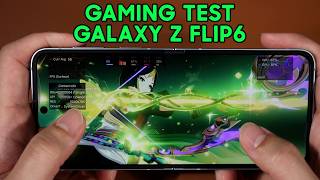 Gaming test  Samsung Galaxy Z Flip6 with Snapdragon 8 Gen 3 [upl. by Eahsel]