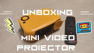 Unboxing Mini proiector portabil 1080P HD [upl. by Adi]