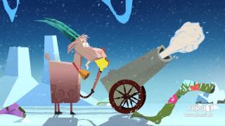 Norooz Animation – The goat firing the new year cannon  انیمیشن نوروز – بز و شلیک توپ تحویل سال [upl. by Ocin]