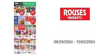 Rouses Markets Weekly Ad US  09252024  10022024 [upl. by Llemaj708]