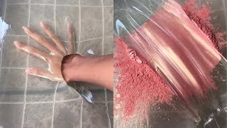 Clear slime  most satisfying slime ASMR video compilation [upl. by Essilem900]