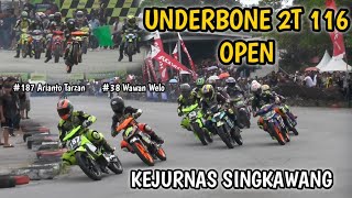 Underbone 2t 116cc Open Kejurnas Motoprix Region C Put 1 Road Race Kalimantan Barat [upl. by Sally]