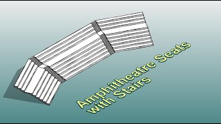 Everyday Revit Day 330  Model Amphitheatre Seats Using Stairs [upl. by Everara]