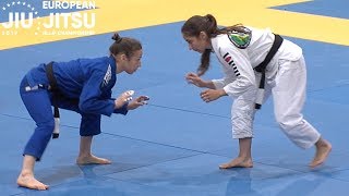 Mayssa Bastos vs Serena Gabrielli  European Championship 2019 [upl. by Farand]