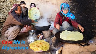 Twin Children Growing up in a Risky Cave Like 2000 Years Ago  Village life Afghanistan [upl. by Sellig]