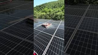 Solar Panel Cleaning Machine Live 2 [upl. by Annehs575]