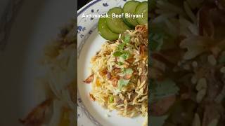 Ayo masak Beef Biryani cooking eating hobby food [upl. by Marva]