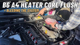 Bleeding the cooling system in my 2004 A4 18T [upl. by Canotas662]