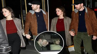 Chris Evans and Alba Baptista have date night with Robert Pattinson and Suki Waterhouse [upl. by Adnilahs]