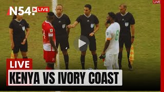 Kenya vs Ivory Coast LIVE  Kenya Cote d’Ivoire share the spoils in World Cup qualifier– News54 [upl. by Carilla]