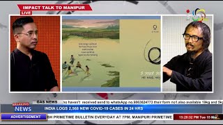 CHAOBA THIYAM on IMPACT TALK TO MANIPUR 15 MARCH 2022 [upl. by Outlaw]