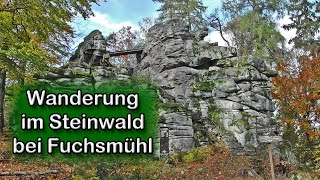 Fichtelgebirge Wanderung im Steinwald bei Fuchsmühl  Steinernes Pferd  Hackelstein  Summstein [upl. by Ytsrik873]