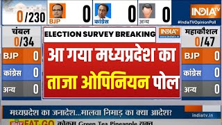 MP Election Opinion Poll 2023  मध्यप्रदेश के 230 सीटों पर सबसे ताजा ओपिनियन पोल  MP News [upl. by Niryt420]