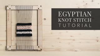 Egyptian Knot Stitch [upl. by Charo427]