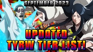 FROM BEST TO WORST September 2023 Updated Thousand Year Blood War PvE Tier List Bleach Brave Souls [upl. by Raffaello]