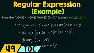 An Example Proof using Identities of Regular Expressions [upl. by Aziaf6]