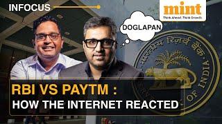 Paytm Under Fire On Social Media Ashneer Deepak Shenoy Express Displeasure Over RBI Restrictions [upl. by Erwin]