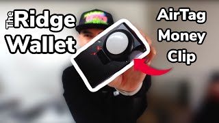 Ridge Wallet with AirTag Money Clip Unboxing and Review [upl. by Okime]