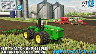 Using Compost for Fertility Invest in New Tractor amp Seed Drill  American Falls Farm  FS 22  12 [upl. by Ecertap384]