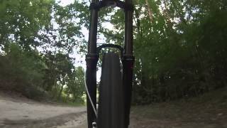 Rock Shox Domain RC Dual Crown 2014 Test Run [upl. by Blithe549]