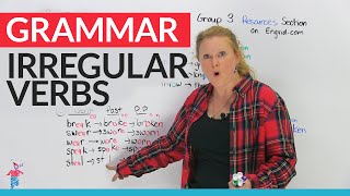 Irregular Verbs in English – Group 3 [upl. by Ferreby]