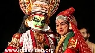 Kathakali Performance  Onam Video Greetings  Kerala [upl. by Kenison]