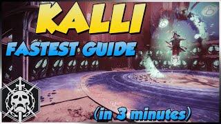 Kalli Guide  Last Wish Raid in 3 minutes [upl. by Roselin]