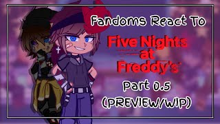 Fandoms React to Each Other  Part 05  FNAF  DISCONTINUEDREMAKING [upl. by Natassia]