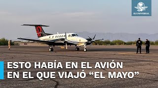 ¿Qué encontraron en el avión que trasladaba a “El Mayo” Zambada [upl. by Fenner89]