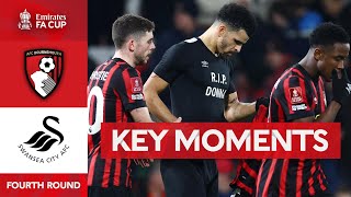 Bournemouth v Swansea City  Key Moments  Fourth Round  Emirates FA Cup 202324 [upl. by Eceeryt]