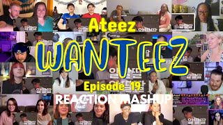 ATEEZ 에이티즈 WANTEEZ EP 19 REACTION MASHUP [upl. by Rolfston]