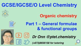 IGCSE O Level Chemistry  Organic chemistry  Lecture 1 [upl. by Leuamme499]