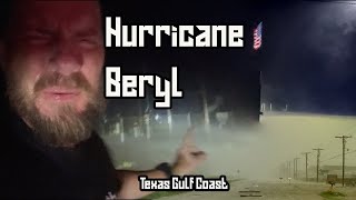 Chasing Hurricane Beryl On The Texas Gulf Coast [upl. by Leontyne733]