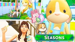 ITS EGGSTER🐣 THE FLOWER BUNNY CAME🐰  THE SIMS 4  SEASONS 6 [upl. by Lipscomb]