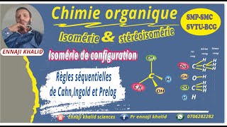 Règles séquentielles de Cahn Ingold et Prelog CIP cours et exemples [upl. by Johann]