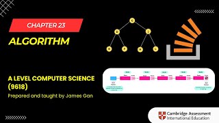 AS amp A Level Computer Science 9618  Chapter 23 Algorithm Code  Diagram Explanation [upl. by Naesyar]