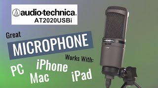 AudioTechnica AT2020USBi Mic Review [upl. by Ecerahs]