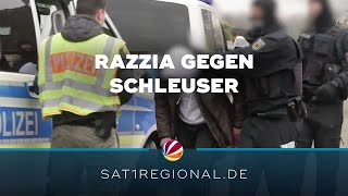 Großrazzia gegen Schleuser in Garbsen und Lehrte [upl. by Elac]