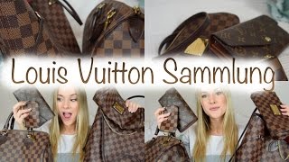 Meine LOUIS VUITTON SAMMLUNG  Speedy Neverfull Eva Pochette [upl. by Cyprio]