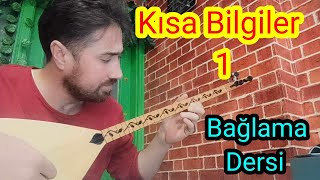 Bağlamada Kısa Bilgiler 1 Akort Hakkında Formül bağlamasolfej saz [upl. by Eidnalem]